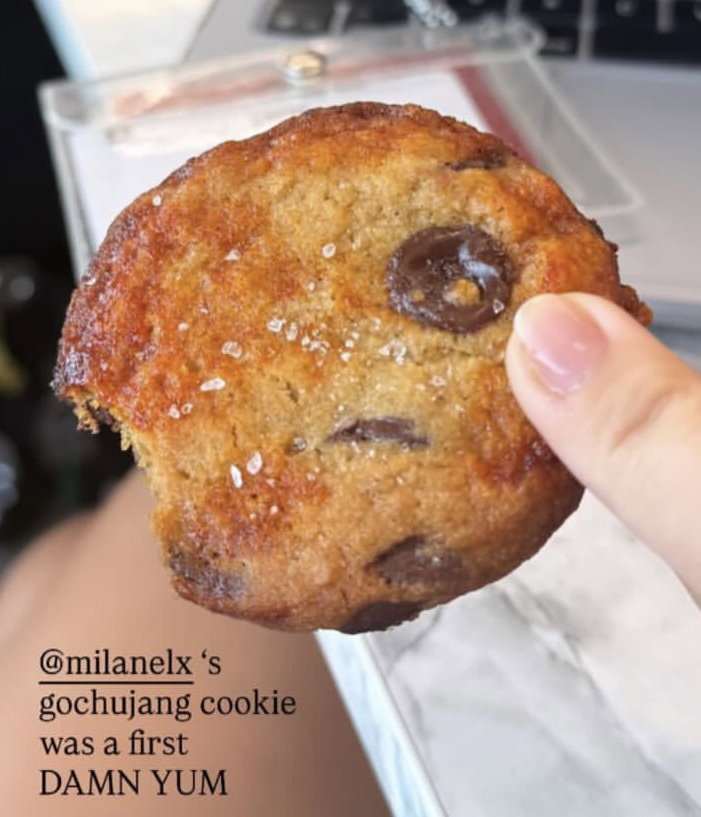gochujang choc chip cookie