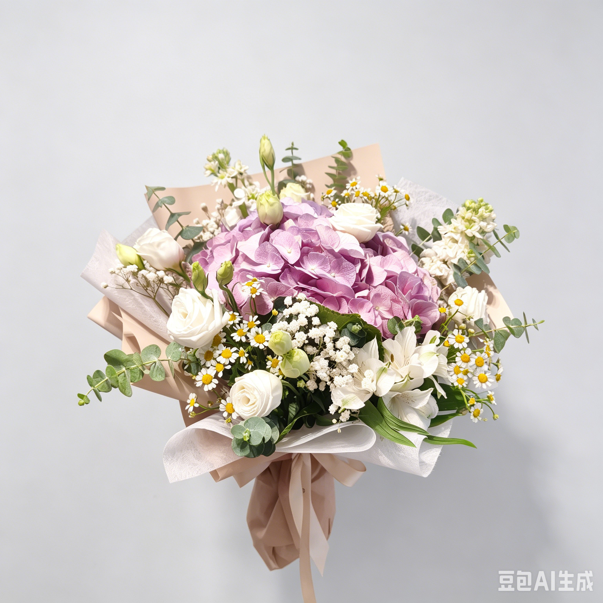RF Lilac Daisy Whisper (1 Purple Hydrangea) - FB2606_0