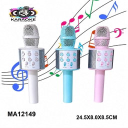 MICRO KARAOKE   & WIRELESS LED AMBIENT W/BLUETOOTH USB