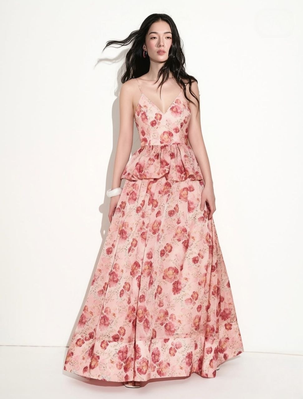 RL - FLORAL PELPUM DRESS_0