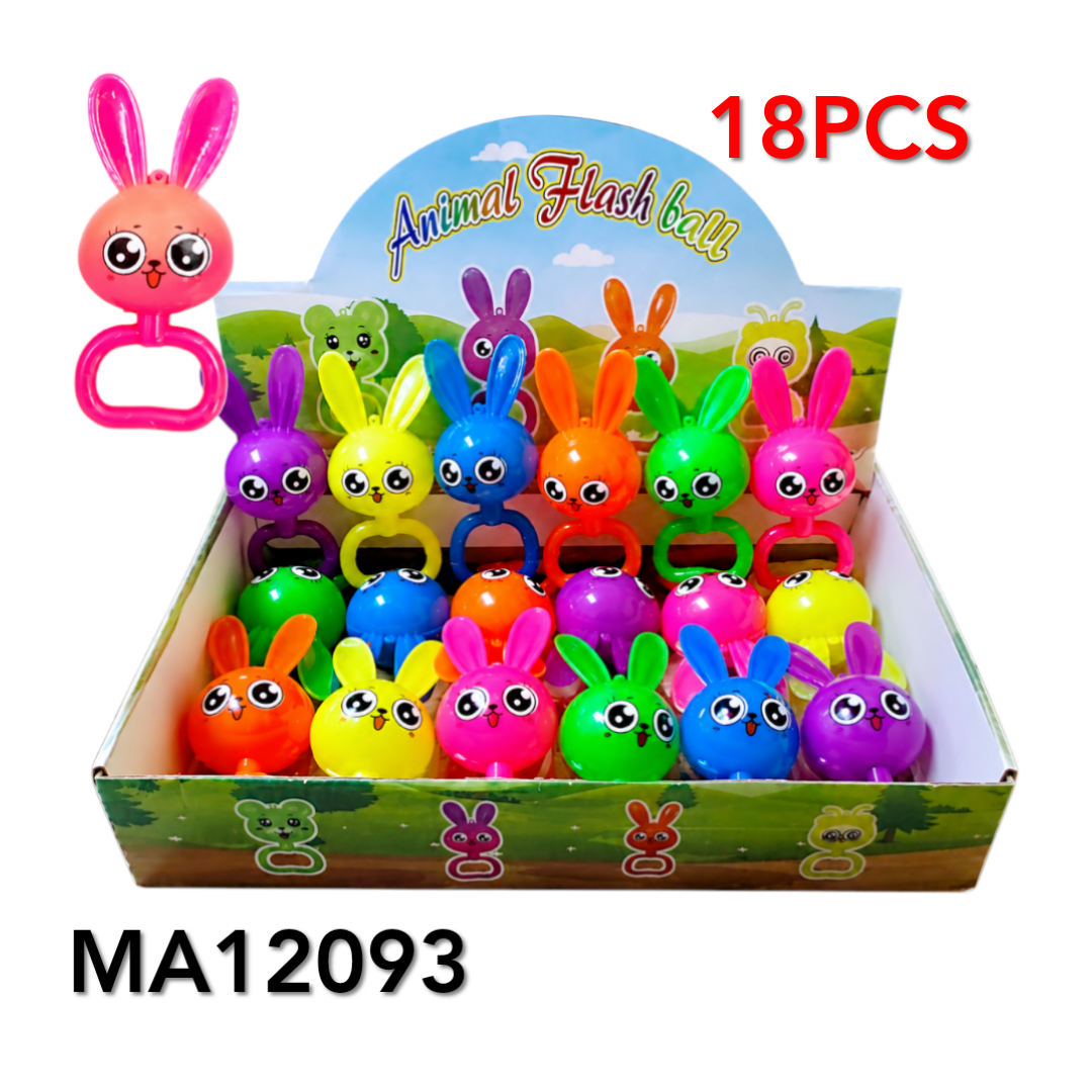 BABY RATTEL BUNNY SENSORY  W/LIGHT  "18PCS"