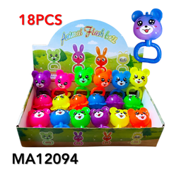 BABY RATTEL BEAR SENSORY W/LIGHT  "18PCS"