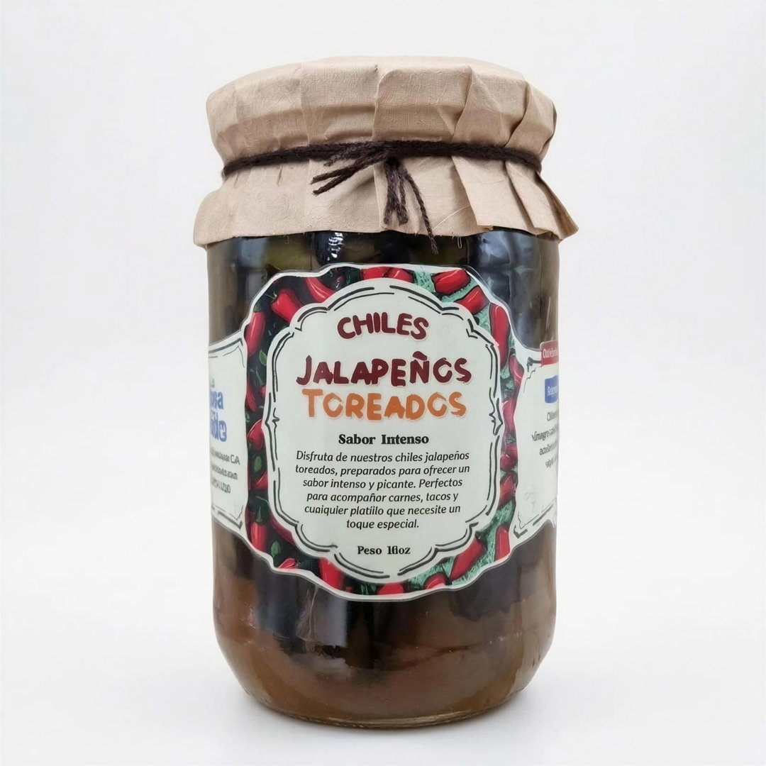 Chiles Jalapeños Toreados (16 oz.)