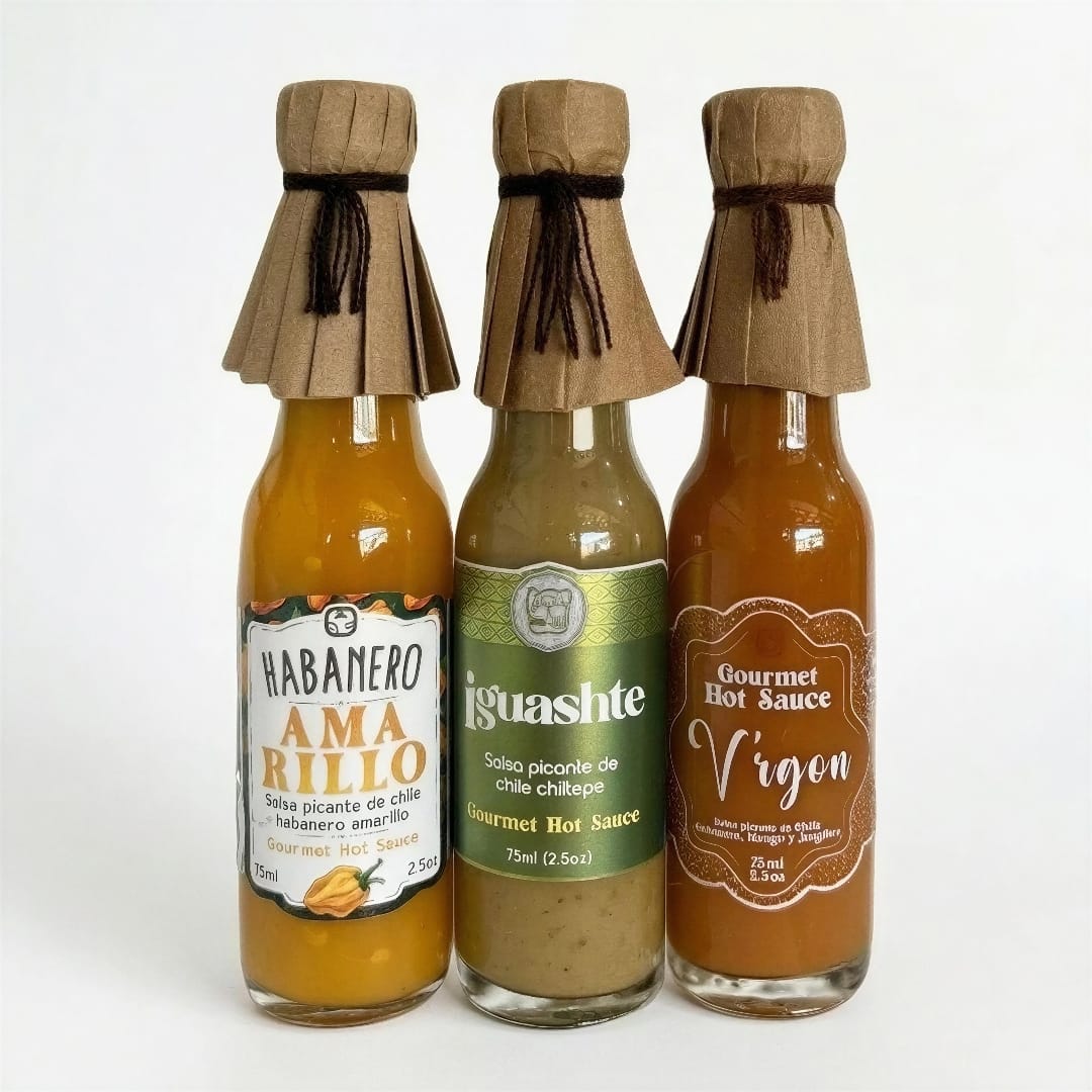 Paquete de 3 Salsas Picantes