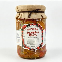Escabeche de Jalapeños Rojos (16 oz.)
