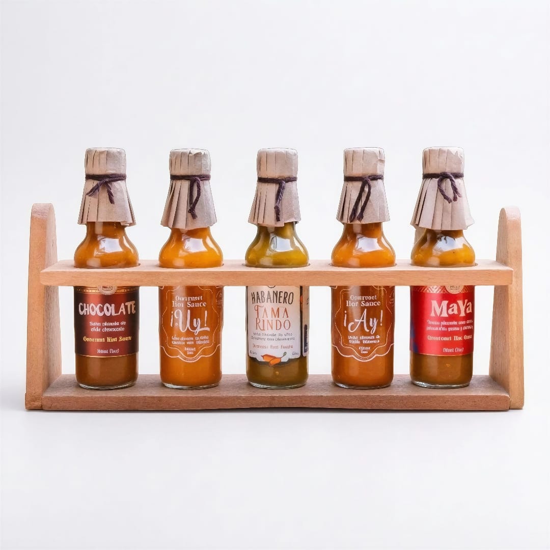 5 pack (150 ml) - Caja madera 