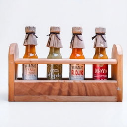4 pack (75 ml) - Caja madera