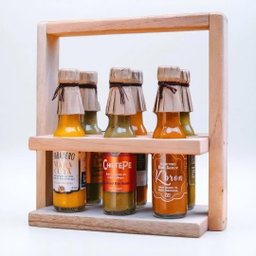 6 pack (75 ml) - Caja madera 