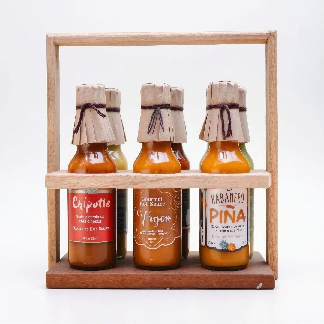 6 pack (150 ml) - Caja madera  