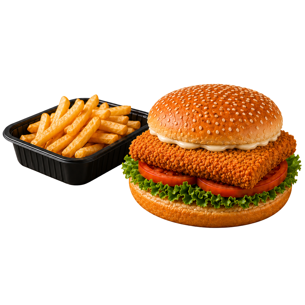 Crunch Burger Combo - Promo - 50 % Off!_0