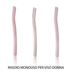 Rasoio per Viso Donna Monouso 1 Lama – Kit 3 Pezzi