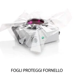 Fogli Trasparenti Proteggi Fornello Scaldacera in PETG Xanitalia 50 Pezzi