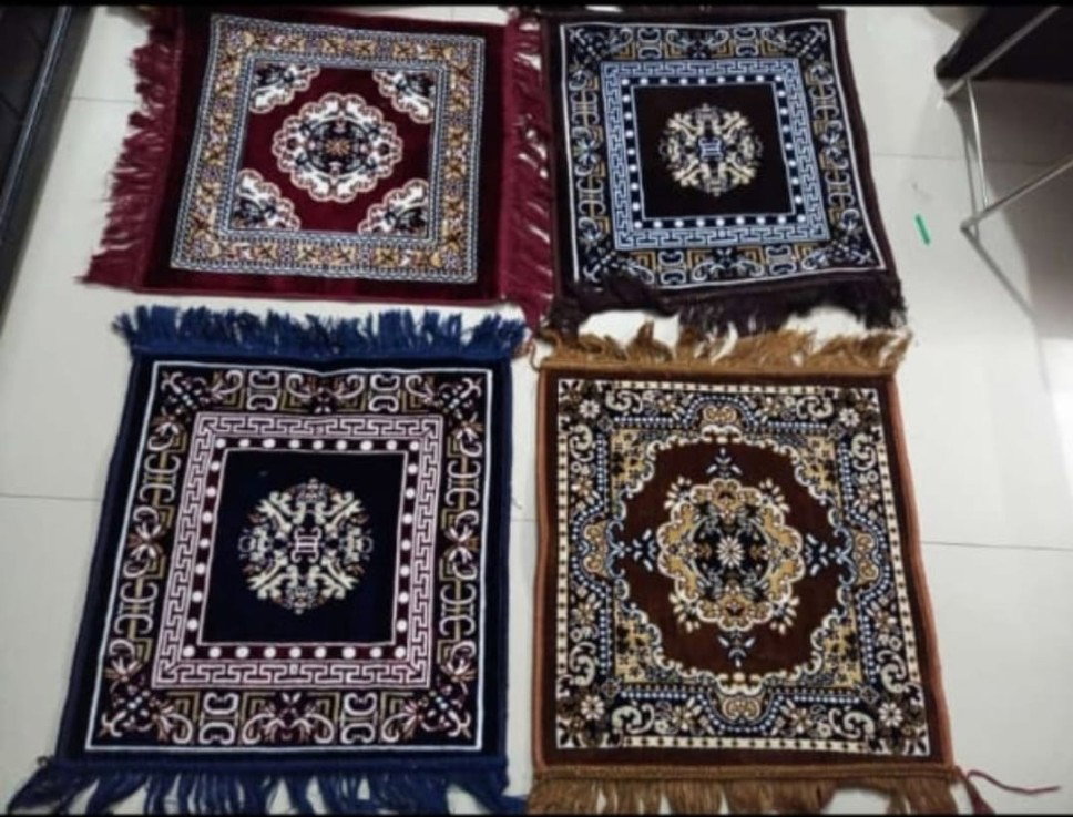 Sharu Space Velvet Pooja Mats