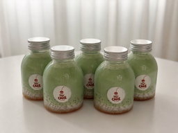Matcha sago fresh milk