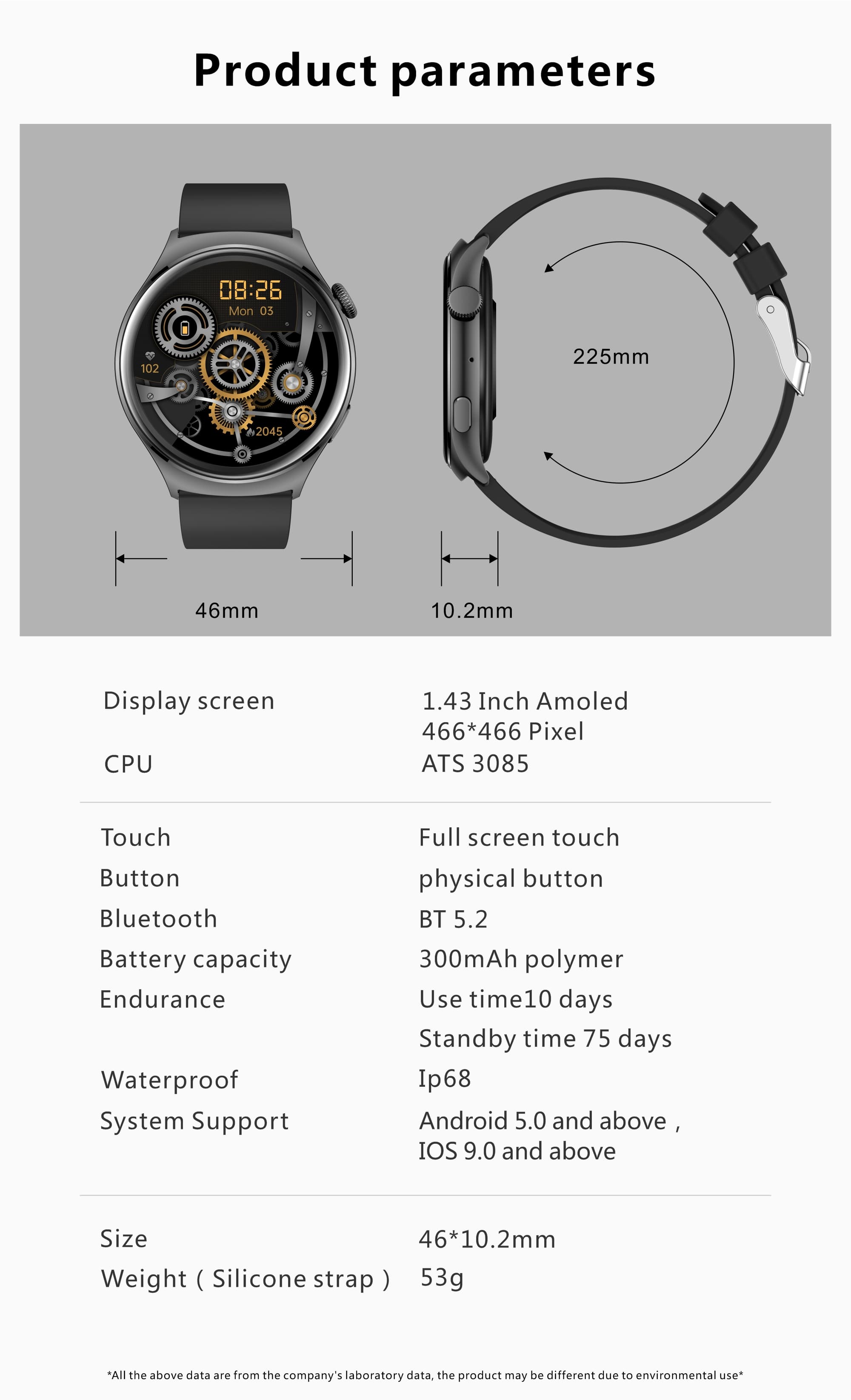 CR089 Bluetooth Smart Watch_5