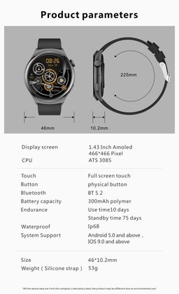 CR089 Bluetooth Smart Watch