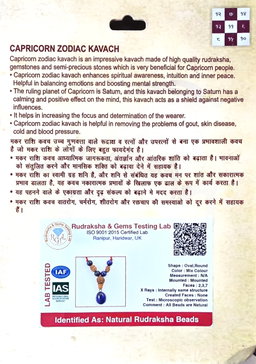 Capricorn (Capricorne / Makar) Zodiac Kavach Necklace