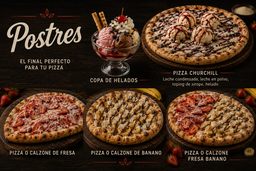 Dulce Final Carta de Postres → Sweet Finale – Dessert Menu 🍨🍰🍰