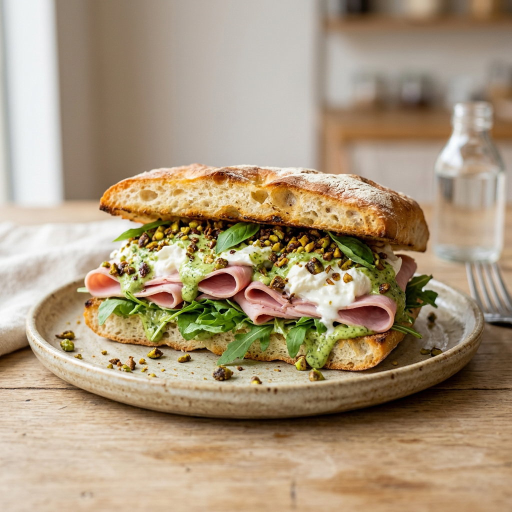 Sándwich pizzero Capresse / Caprese Pizza Sandwich_0