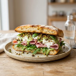 Sándwich pizzero Capresse / Caprese Pizza Sandwich