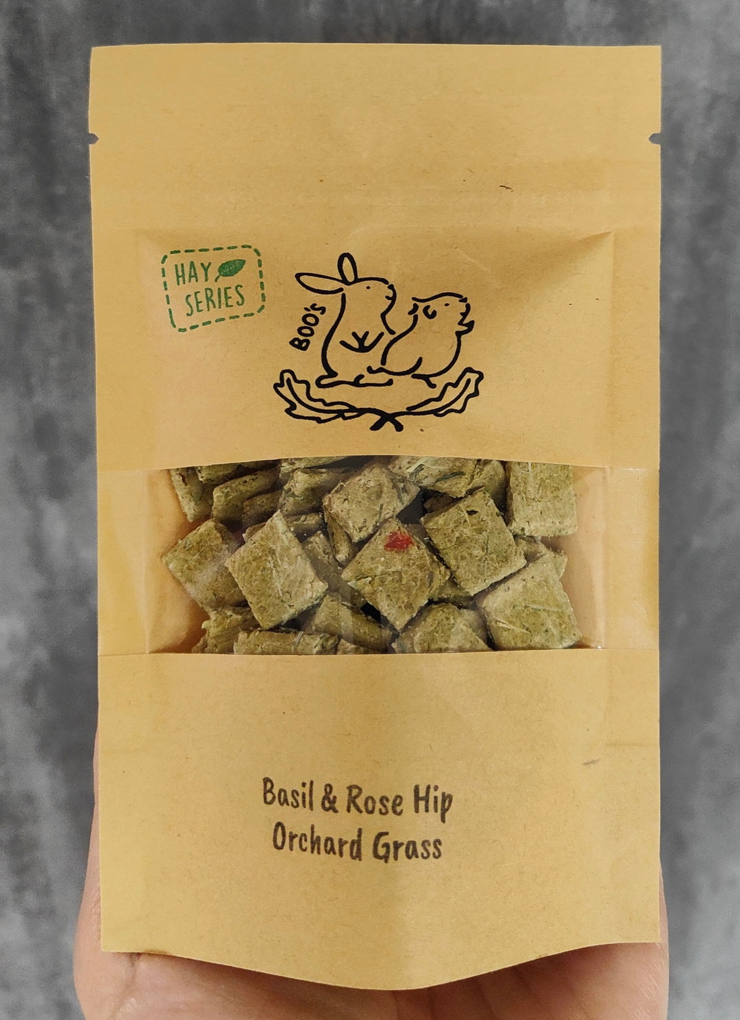 Boo's Basil & Rose Hip Orchard Grass