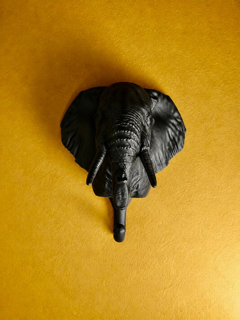Elephant Bust Wall Hook _0
