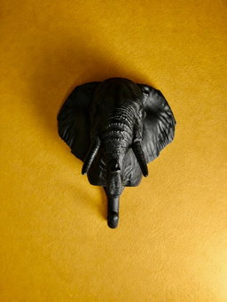 Elephant Bust Wall Hook 