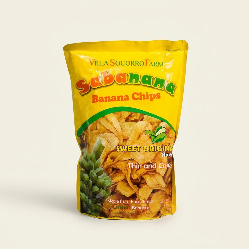 Sabanana Banana Chips Sweet Original 100g_0