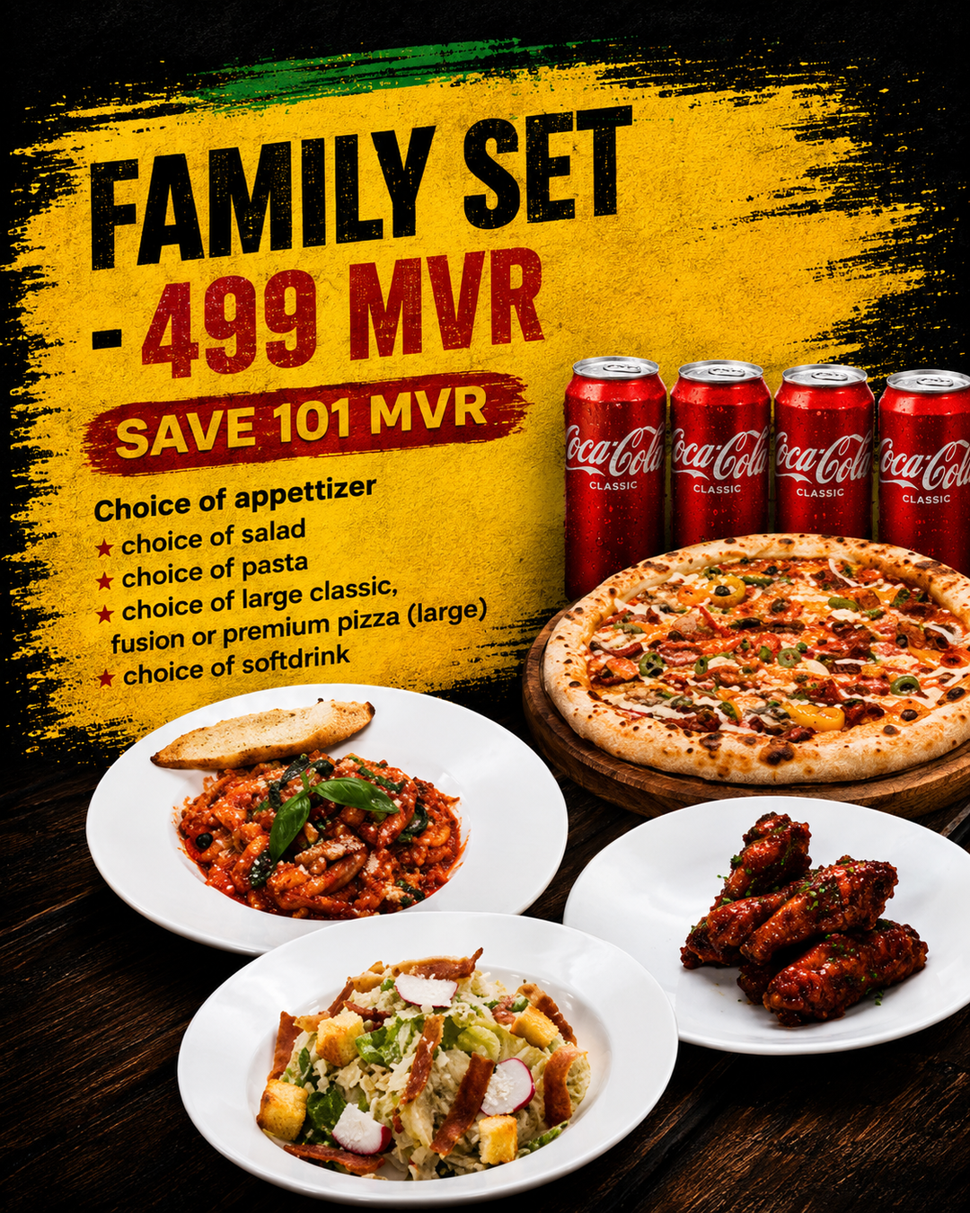 "5 IN 1" FAMILY COMBO SET - 499 MVR