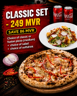 "3 IN 1" CLASSIC COMBO SET - 249 MVR 