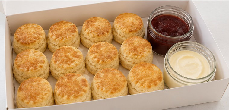 Scones with Clotted Cream & Jam