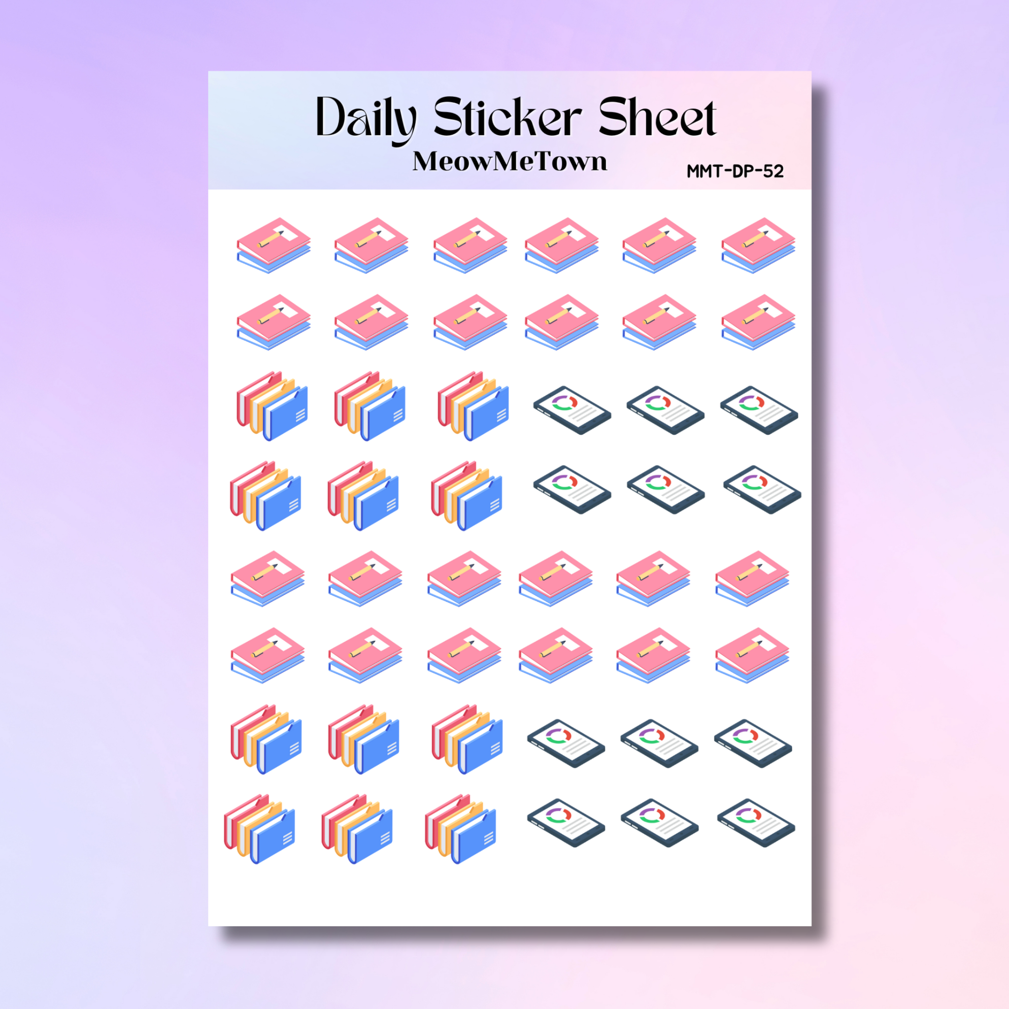 Office Tasks Sticker Sheet _0