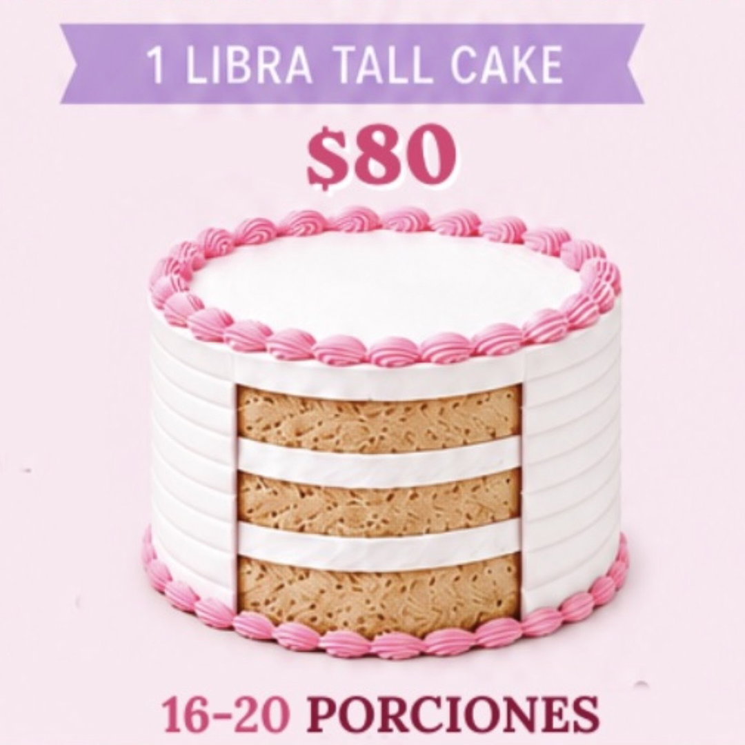 Dominican Cake - 1 Pound - TALL Cake