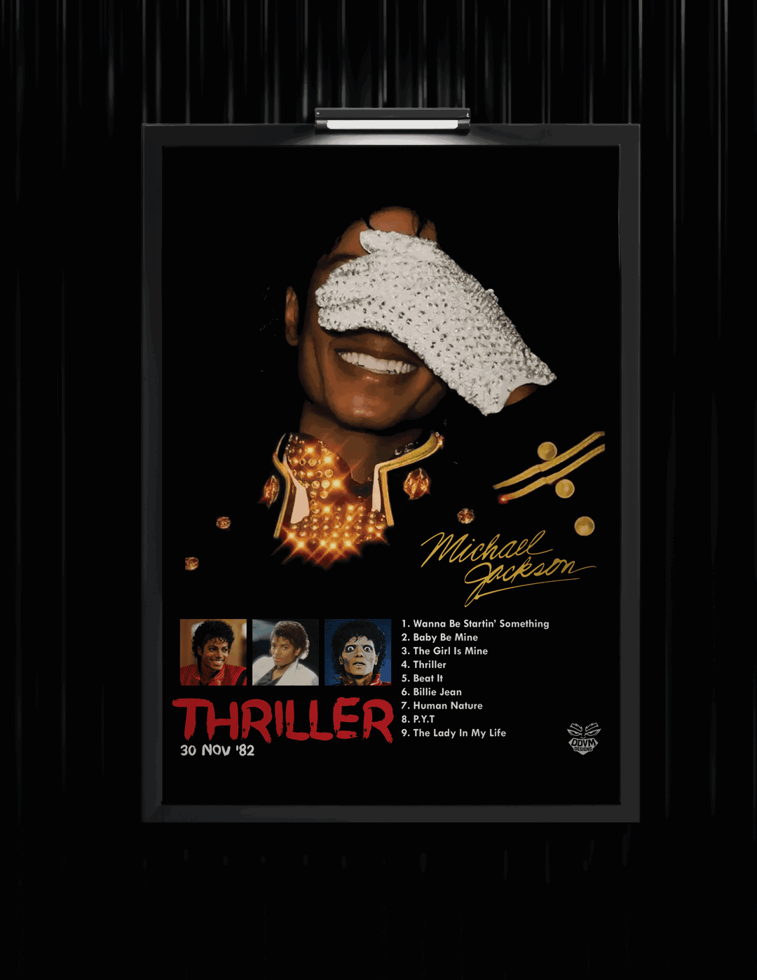 Michael Jackson Bad Wall Poster
