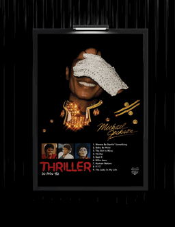 Michael Jackson Bad Wall Poster