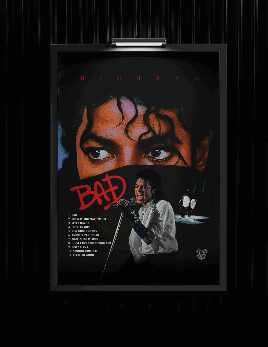 Michael Jackson Bad Wall Poster