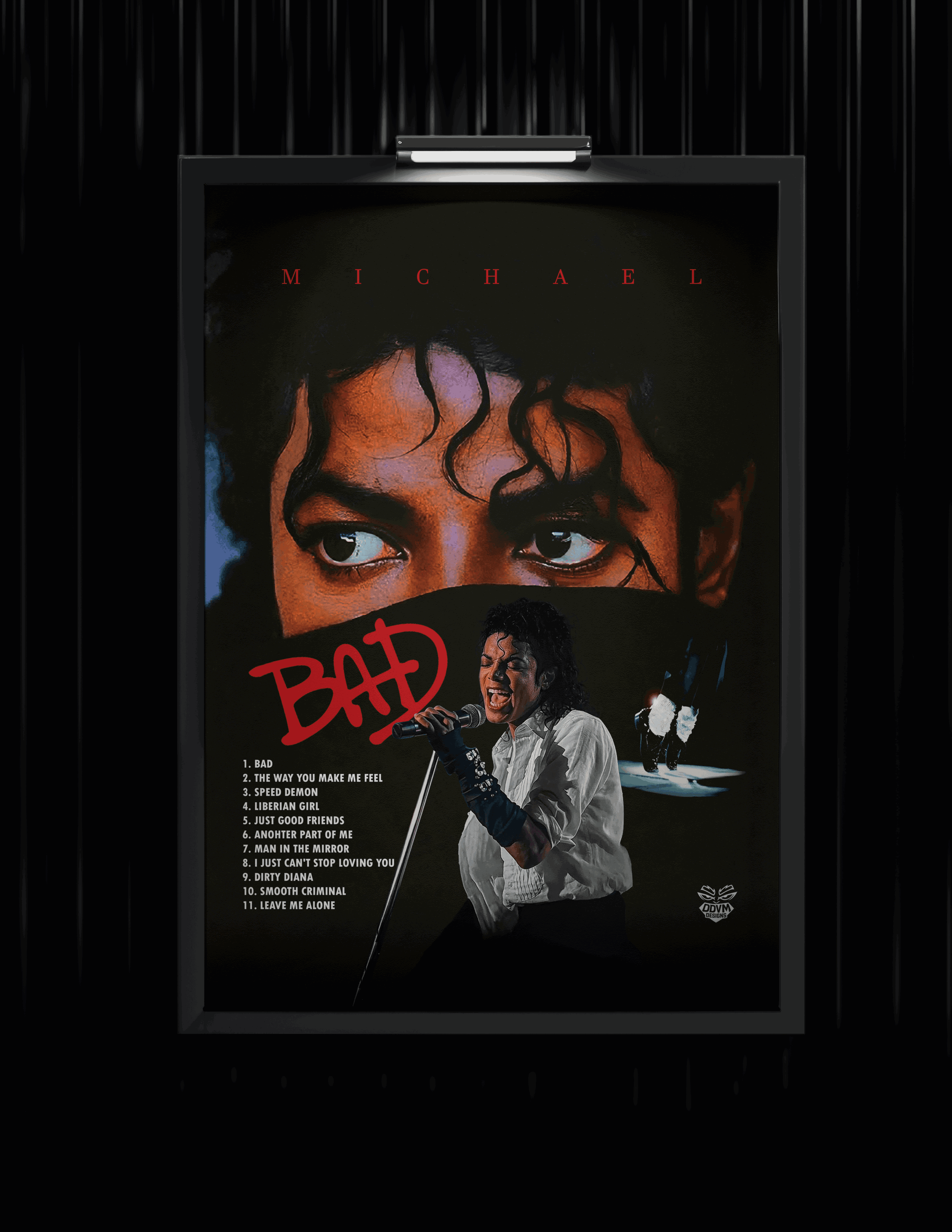 Michael Jackson Bad Wall Poster_0