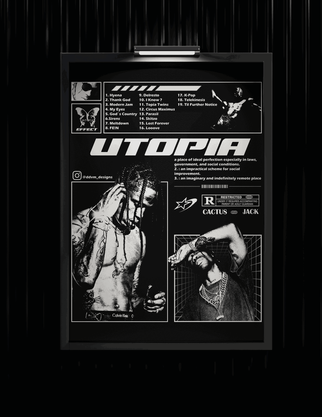 Travis Scott Wall Poster