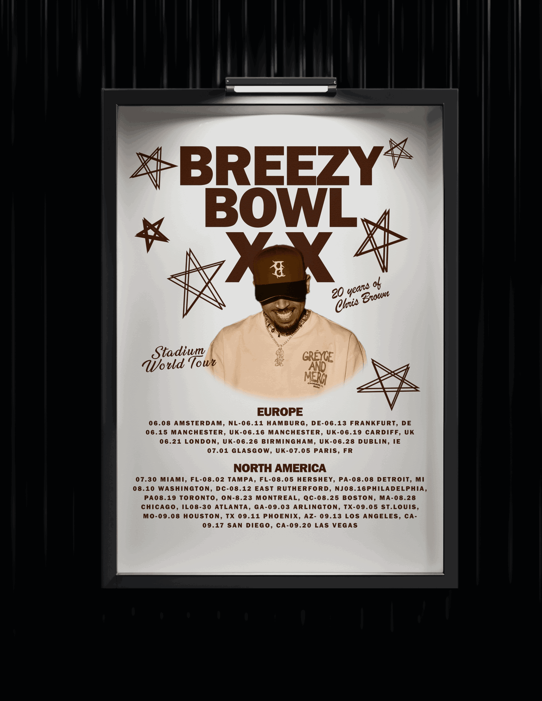 Chris Brown Wall Poster