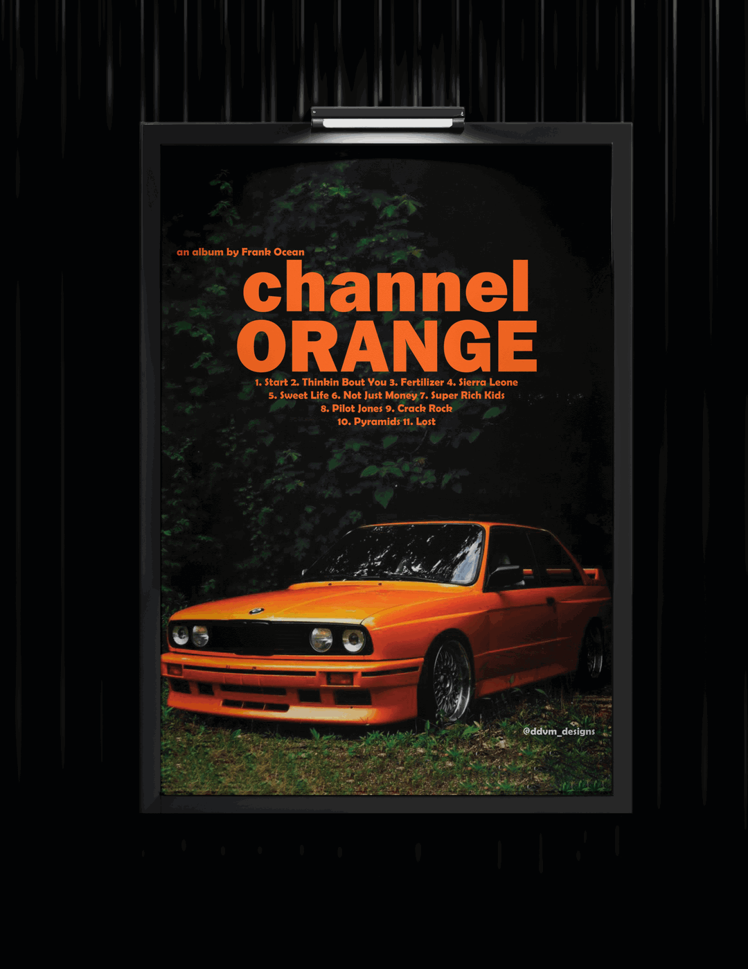 Frank Ocean 'Channel Orange' Wall Poster
