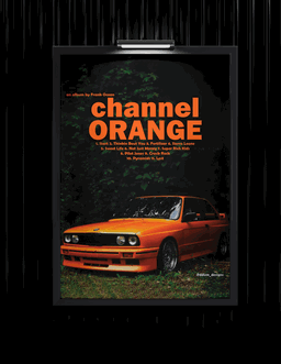 Frank Ocean 'Channel Orange' Wall Poster