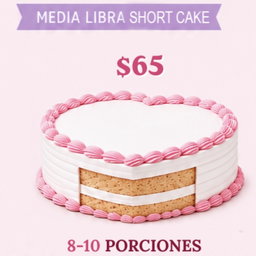 Dominican Cake - HEART SHAPE - 1/2 Pound - SHORT