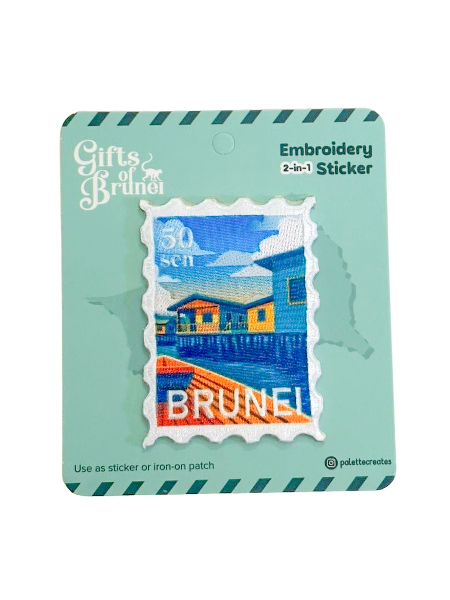Post Kg Ayer Embroidery Sticker 