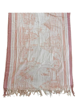 Brunei Sketch Scarf (Almond Milk)