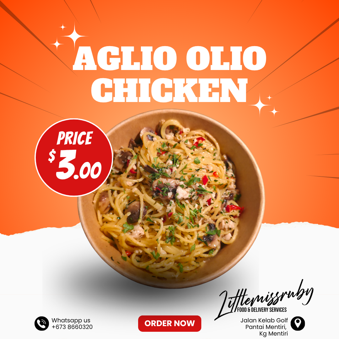 Chicken aglio olio_0