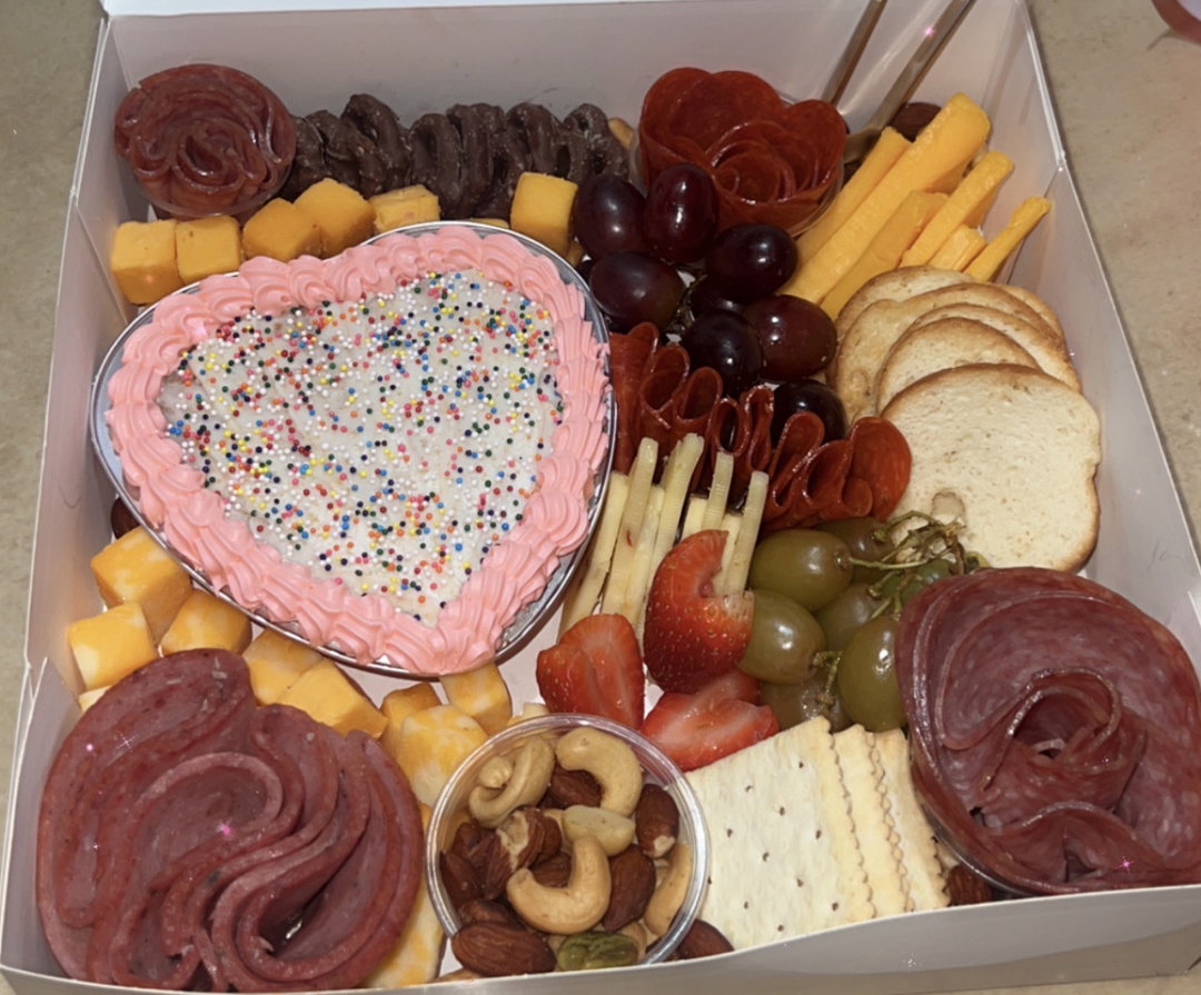 Charcuterie Gift Bites Box with Cake - #2
