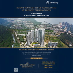 L&T Crescent Bay 3 & 4 BHK | Parel | Mumbai | ₹11.67 *Cr