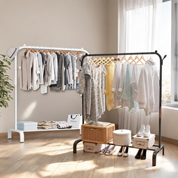 10700047 - SINGLE LAYER CLOTHING RACK