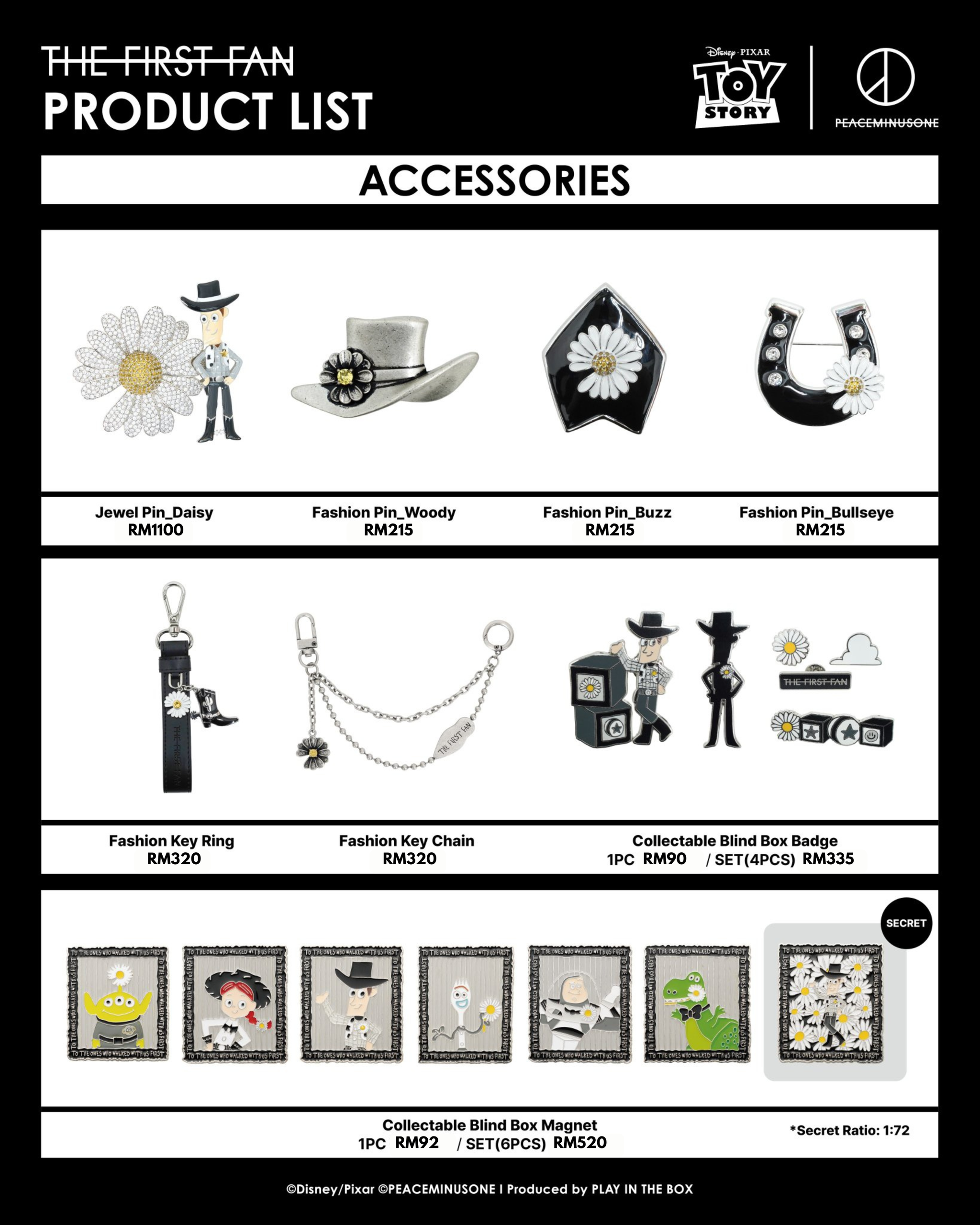 G-Dragon Peaceminusone x Disney Toy Story Official Merch - K-Space