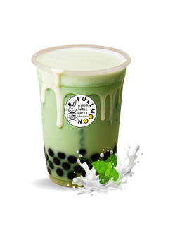White Chocolate mint Boba 